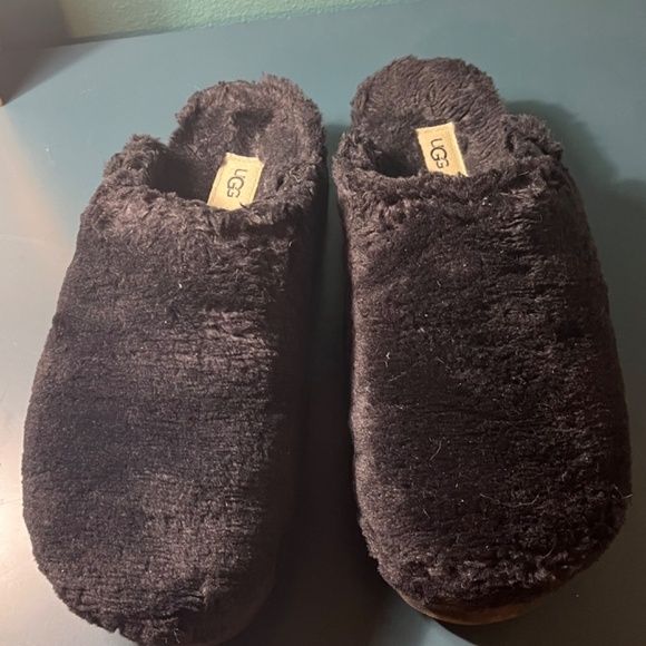 Ugg Fuzz Sugar Slide Black size 9 - Picture 12 of 12